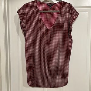V-neck polyester Express Tee